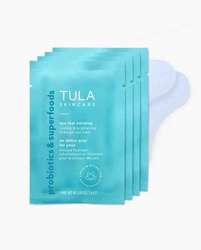 cooling & brightening hydrogel eye masks (4 pairs)